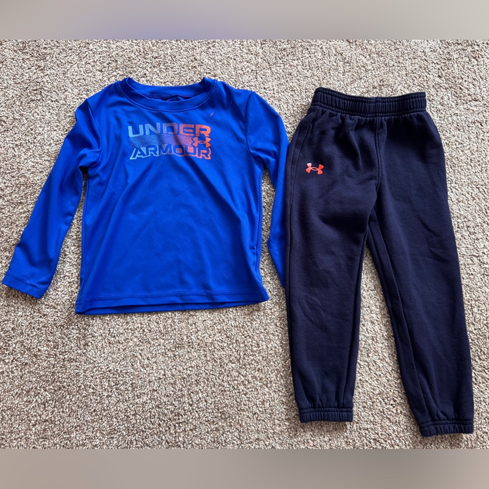 Under Armour boys blue matching outfit set 4T B1G1 50% off